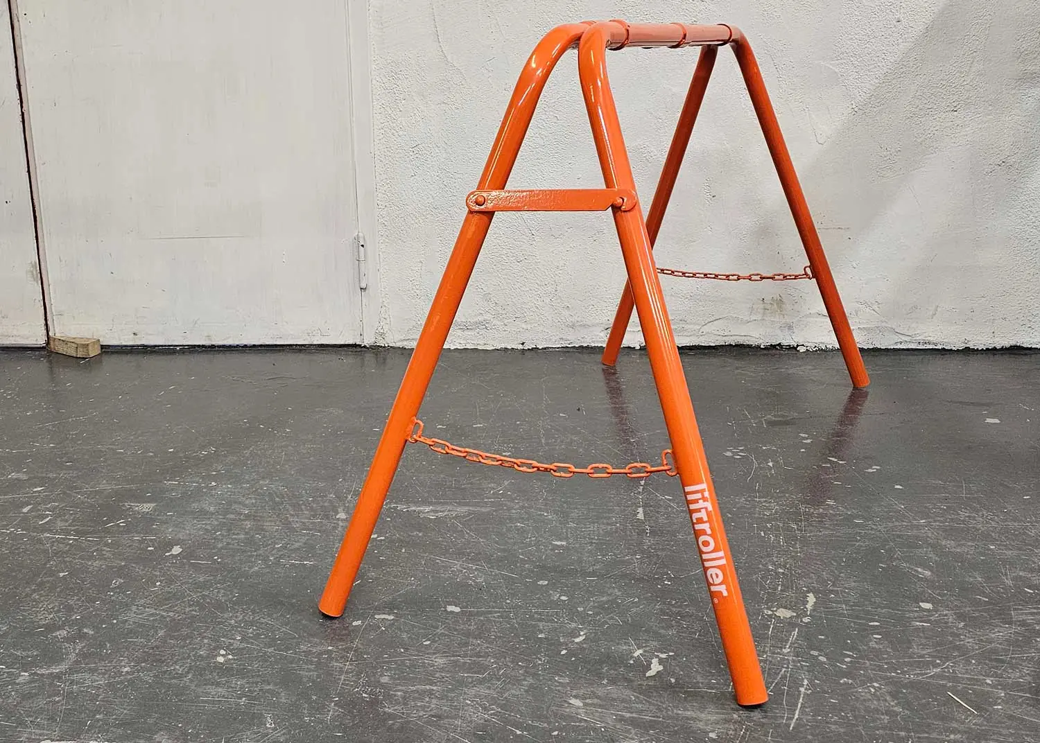 Liftroller Trestle plasterboard trestle with the pinch-protection locking mechanism
